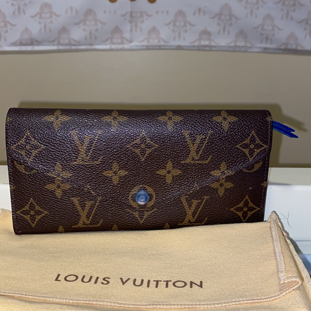 Louis Vuitton Bleu Monogram Canvas Josephine Wallet
